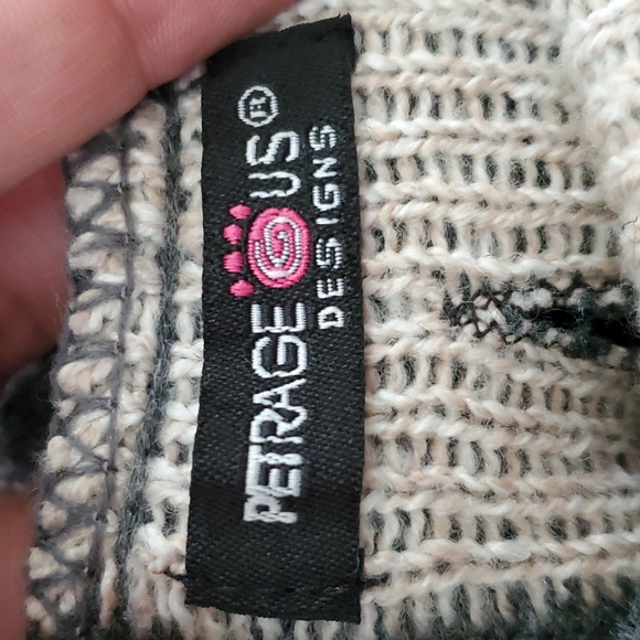 NWOTs PetRageous designs knit turtleneck coat, size M - Picture 4 of 5